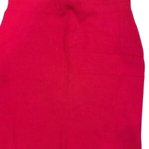 Express Bold Scarlet Pencil Skirt